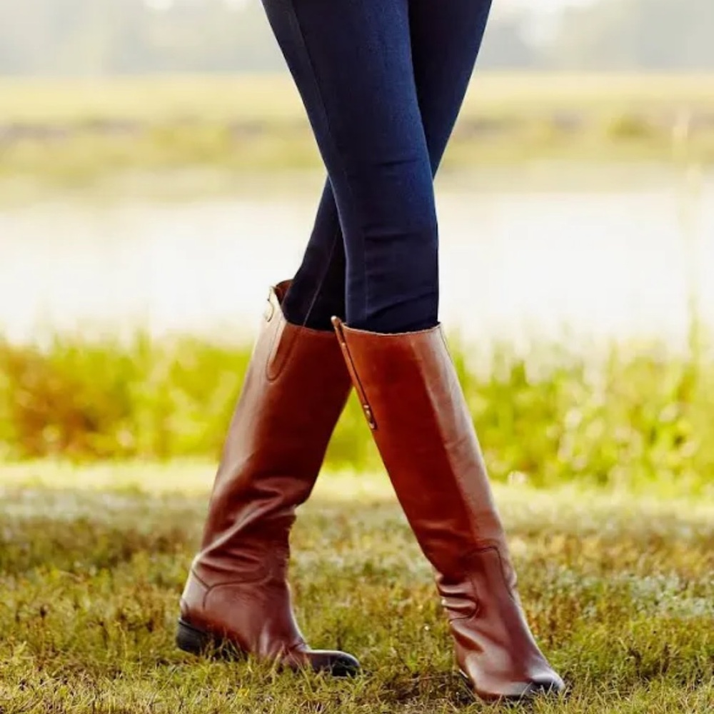 Like new Sam Edelman Penny Leather Riding Boots, US 6 Mrsp 200 usd at site - Picture 9 of 16